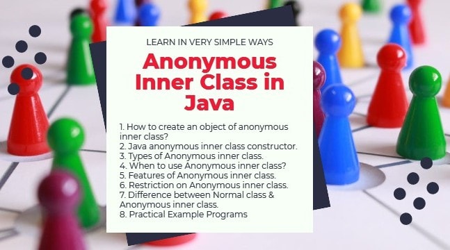 Anonymous inner class in Java