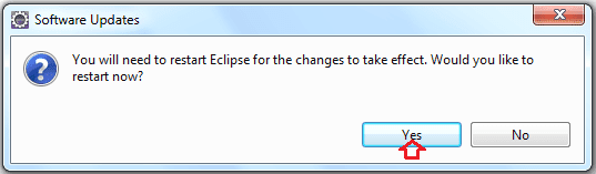 Software update after Installation of TestNG 