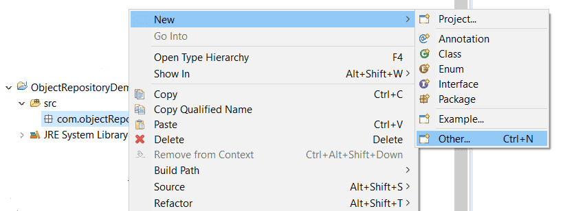 Creating Object Repository in Selenium WebDriver using Properties file