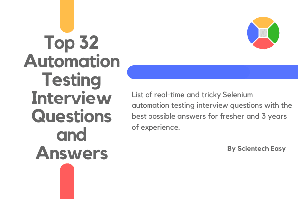 Selenium automation testing interview questions and answers