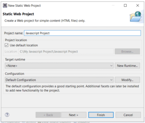 How to write JavaScript in Eclipse IDE - Scientech Easy