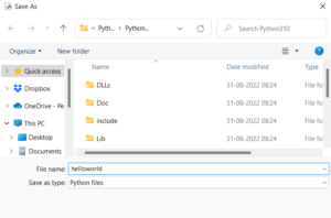 First Python Program : Hello World - Scientech Easy