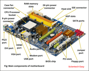 Components of Motherboard and their Functions - Scientech Easy