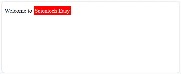 CSS ::after selector example.