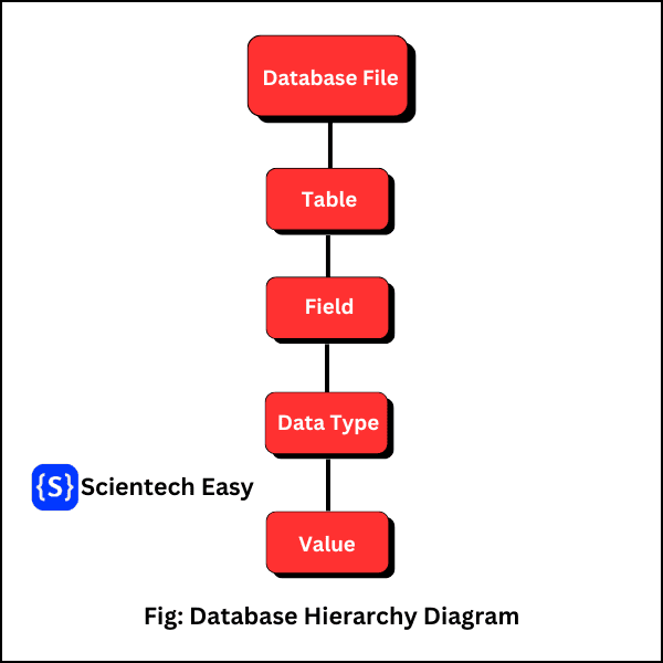 Database hierarchy diagram
