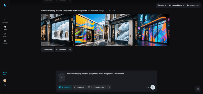 Window dressing with AI