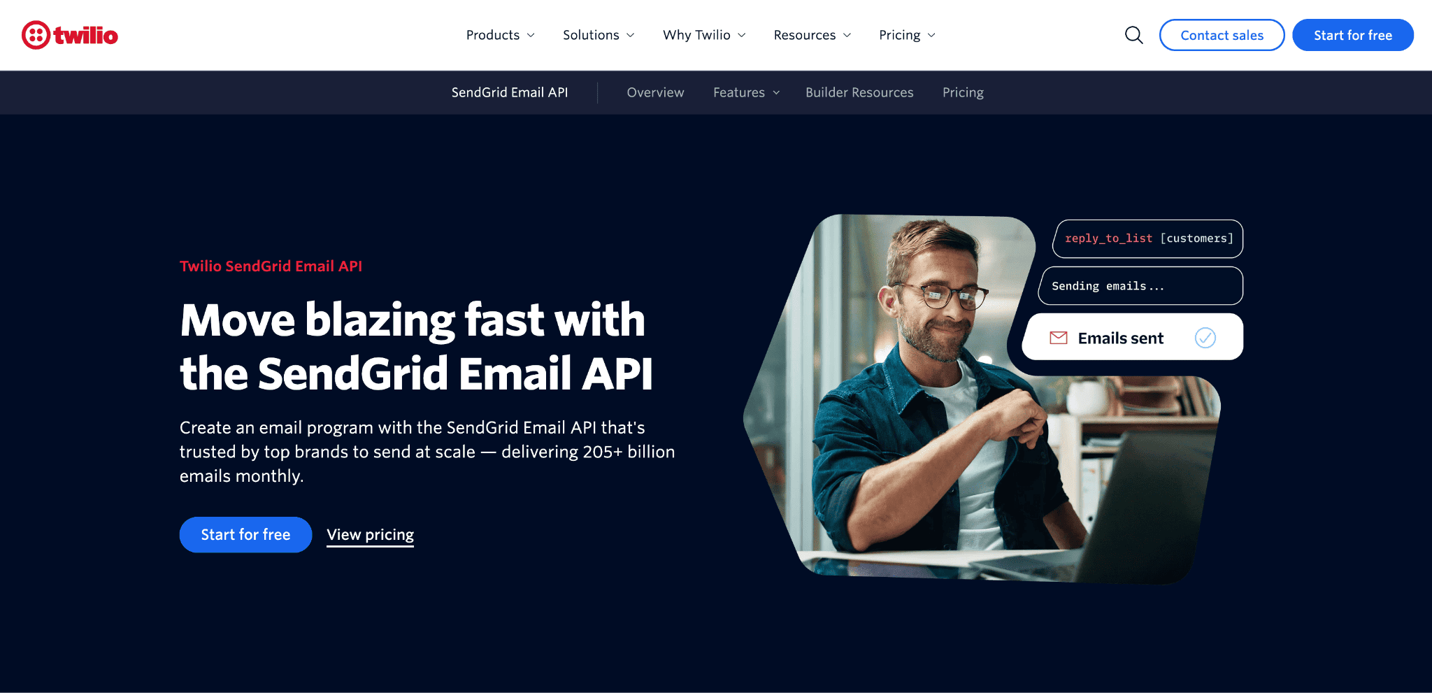 Twilio SendGrid: Best for Enterprise Ecosystem